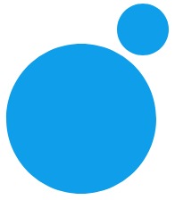 Blue circles representing benefits of remote jobs